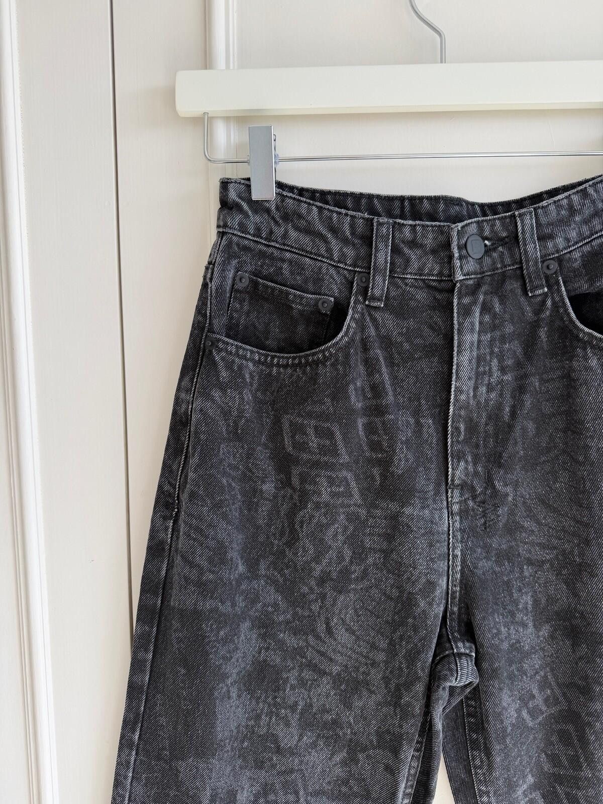 Ksubi new ksubi womens denim jeans playback black print grey 26 8 Size 26" / US 2 / IT 38 - 1 Thumbnail
