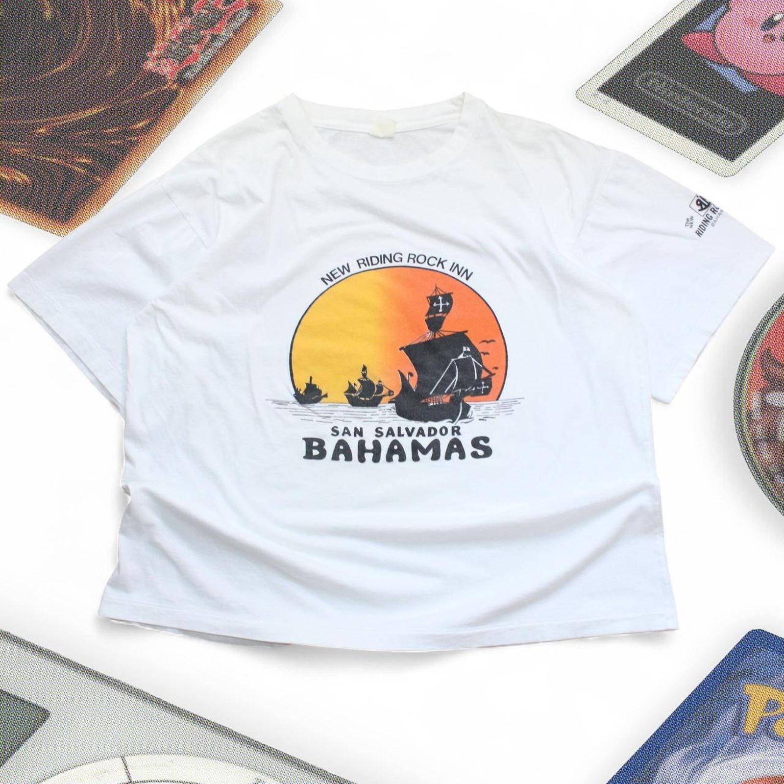 Other White 90’s San Salvador Bahamas Single Stitch Graphic Tee Size US XL / EU 56 / 4 - 1 Thumbnail
