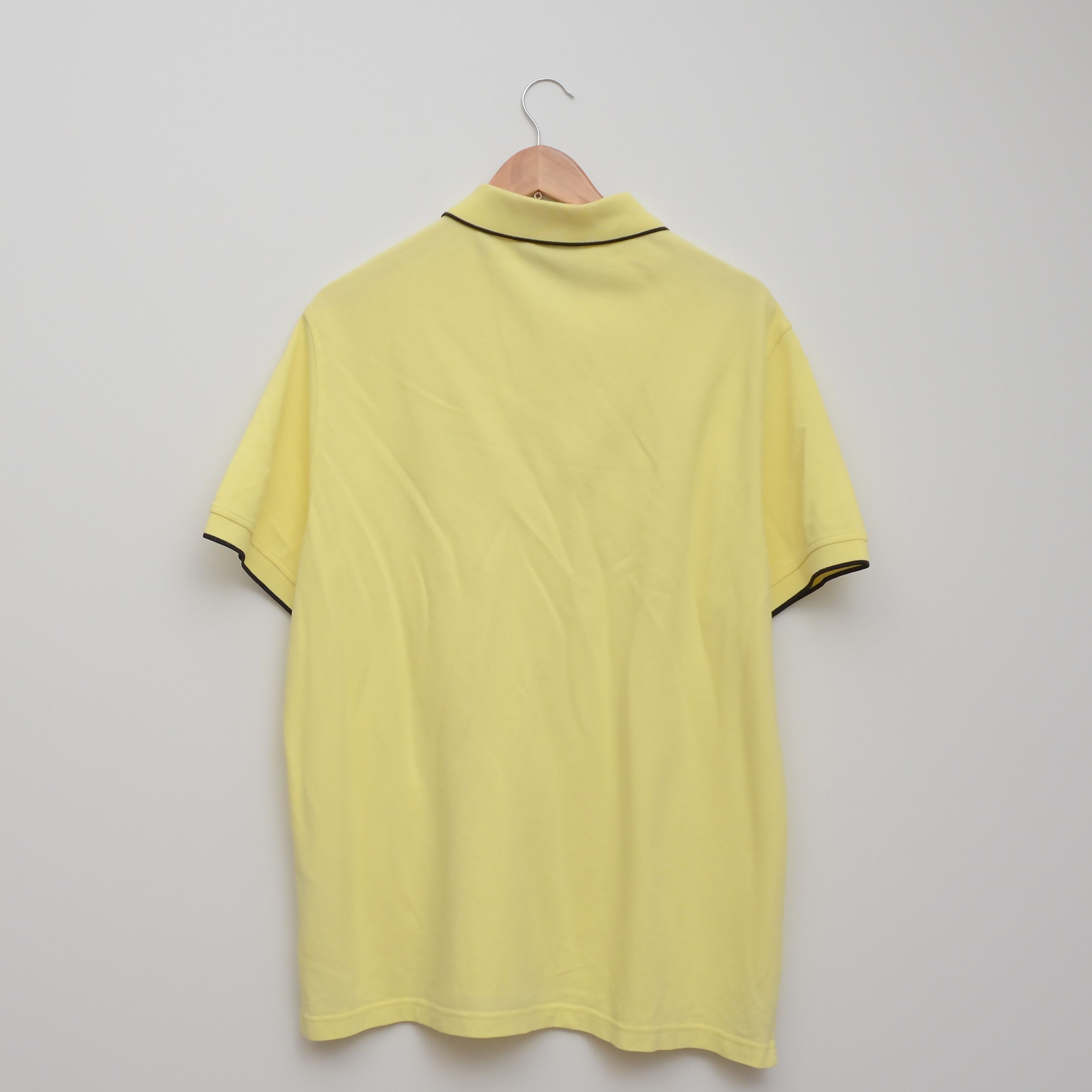 Belstaff Belstaff Tipped Polo Shirt XXL Lemon Yellow Premium Tee Size US XXL / EU 58 / 5 - 4 Thumbnail