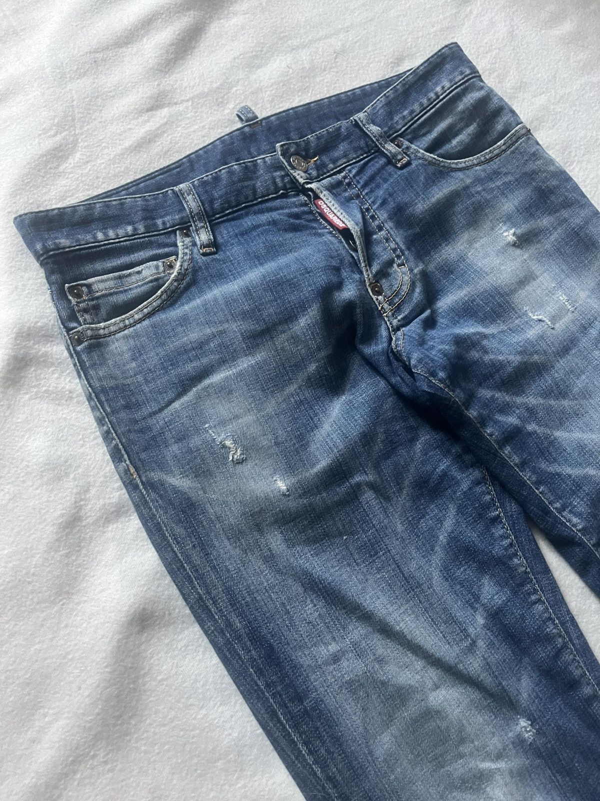 Dsquared2 Dsquared2 Denim Slim Fit Jeans Drill Skinny Distressed Size US 30 / EU 46 - 2 Thumbnail