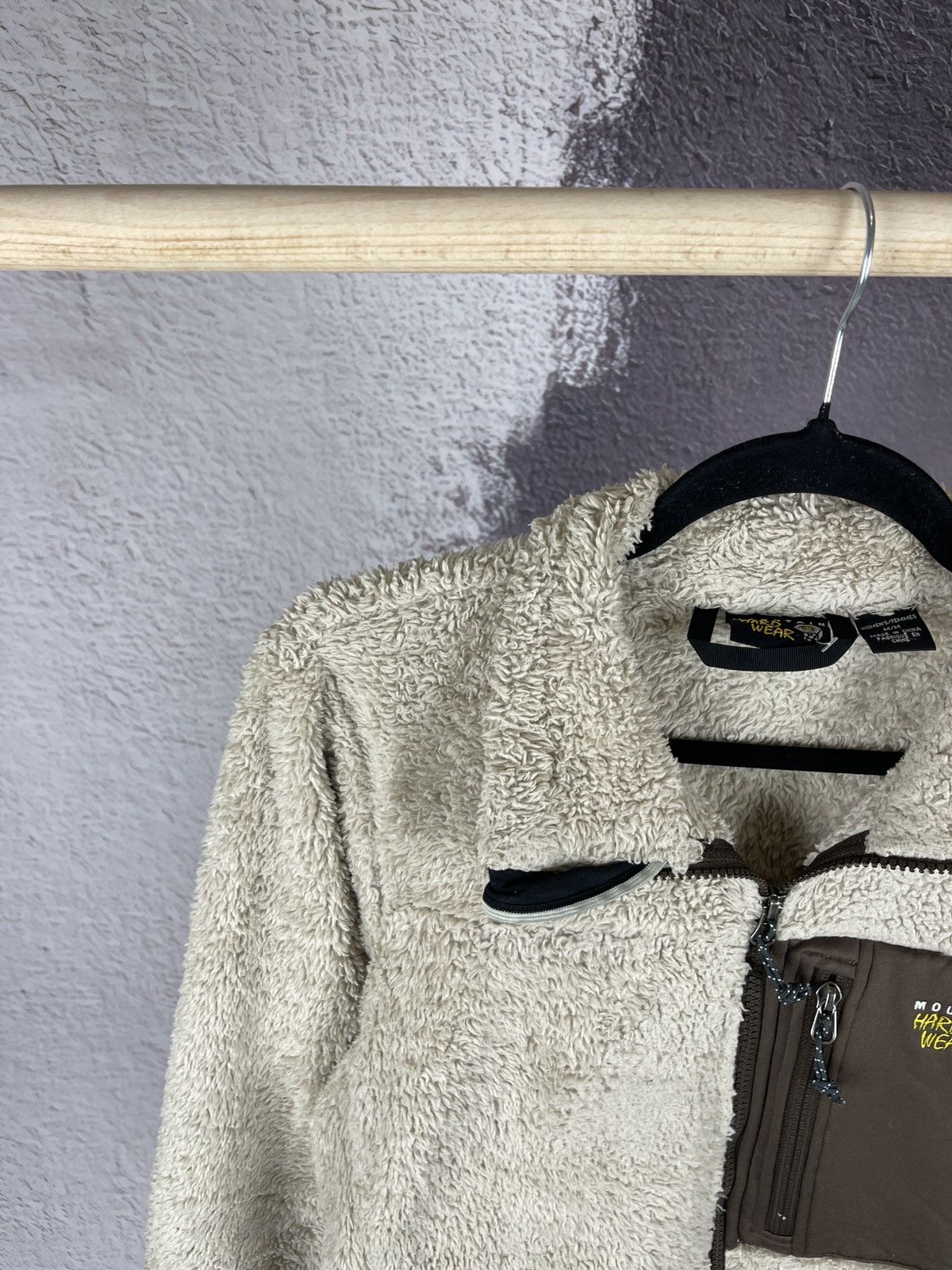 Mountain Hardwear Vintage Mountain Hardwear Fuzzy Shag Fleece Jacket Brown Size M / US 6-8 / IT 42-44 - 12 Thumbnail
