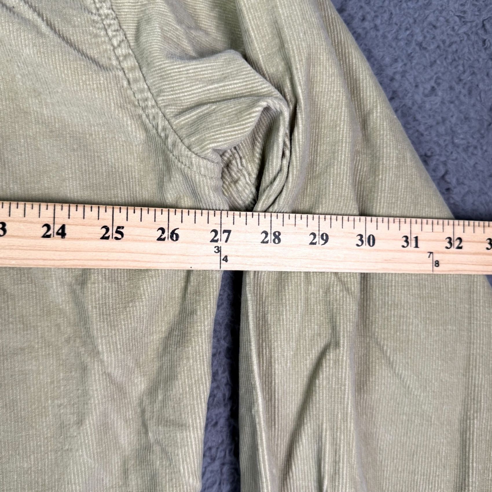 J.Crew J. Crew Fine Wale Corduroy Button Shirt Mens XL Beige Khaki Pocket Long Sleeve Size US XL / EU 56 / 4 - 5 Thumbnail