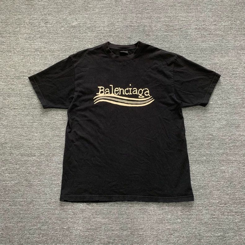 Balenciaga Balenciaga Black hand-painted graffiti wave Coca-Cola shor Size US XS / EU 42 / 0 - 1 Thumbnail