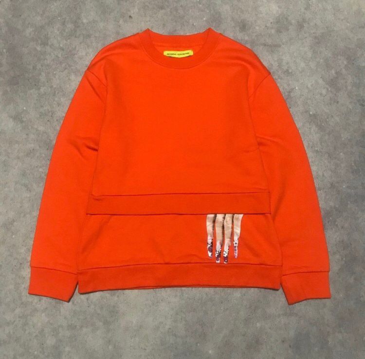 Sterling Ruby sterling ruby pink hair skull crewneck | Grailed
