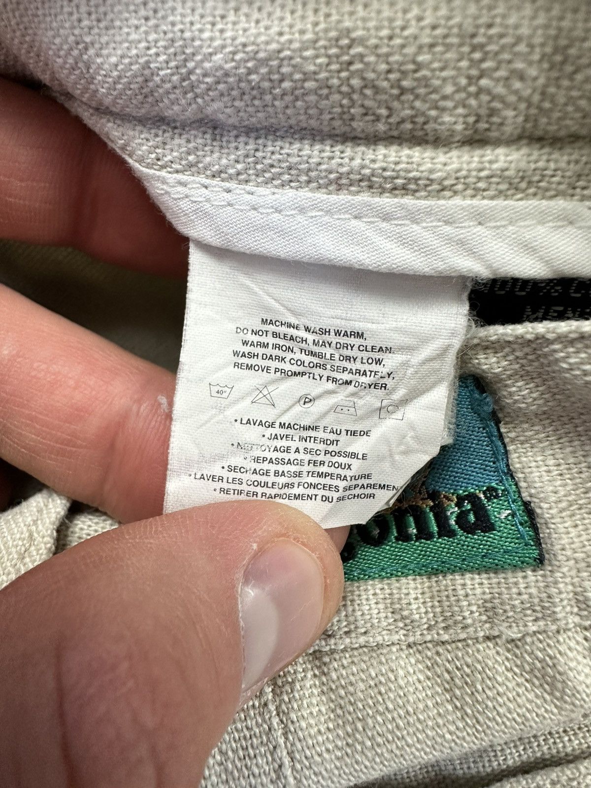 Patagonia × Vintage Patagonia Rare Tropics Logo relaxed fit chino pants mens Size US 36 / EU 52 - 14 Thumbnail