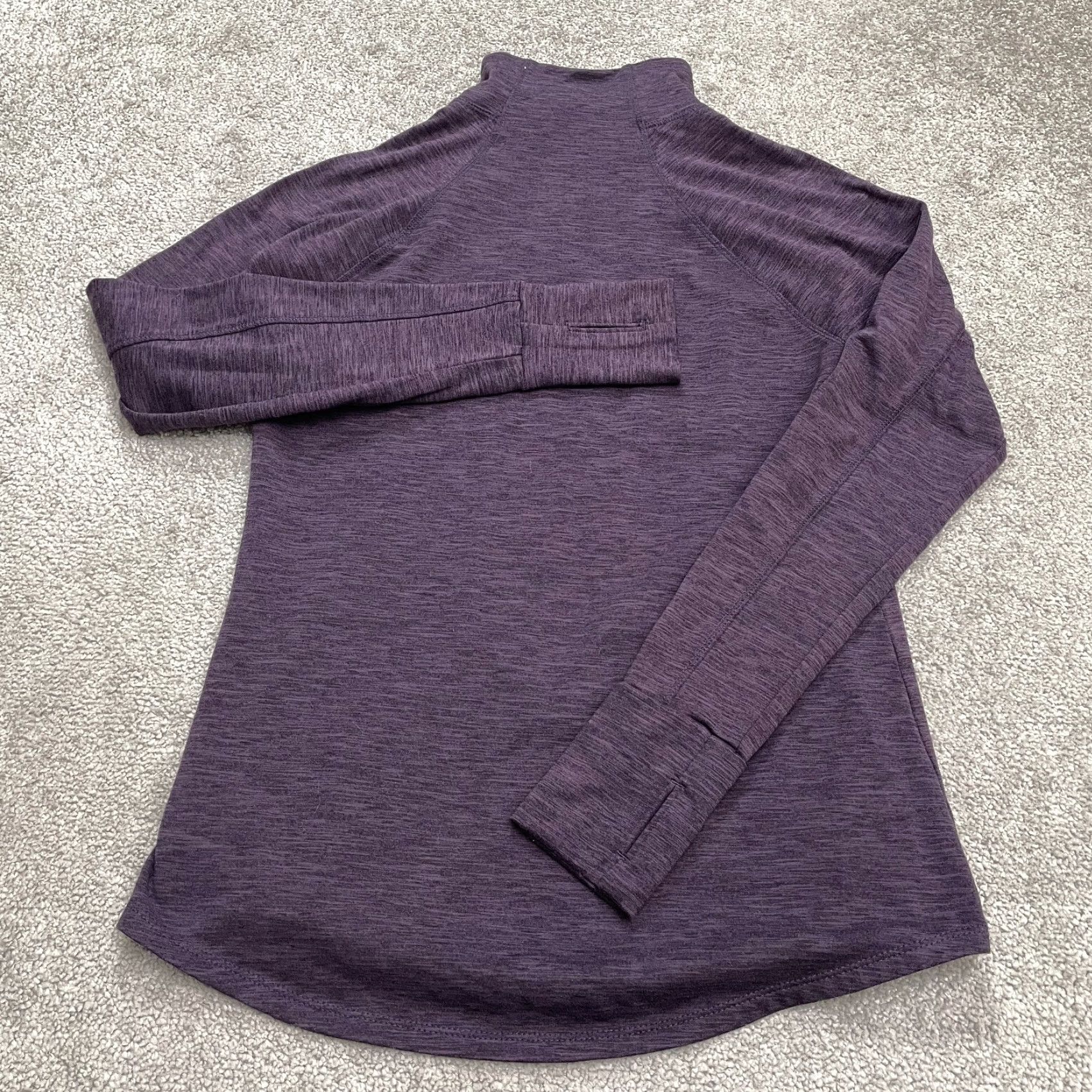 Layer 8 Layer 8 Qwick Dry Prince Symbol Mock Active Jacket Womens Medium Purple Athletic Outdoor Size M / US 6-8 / IT 42-44 - 2 Thumbnail