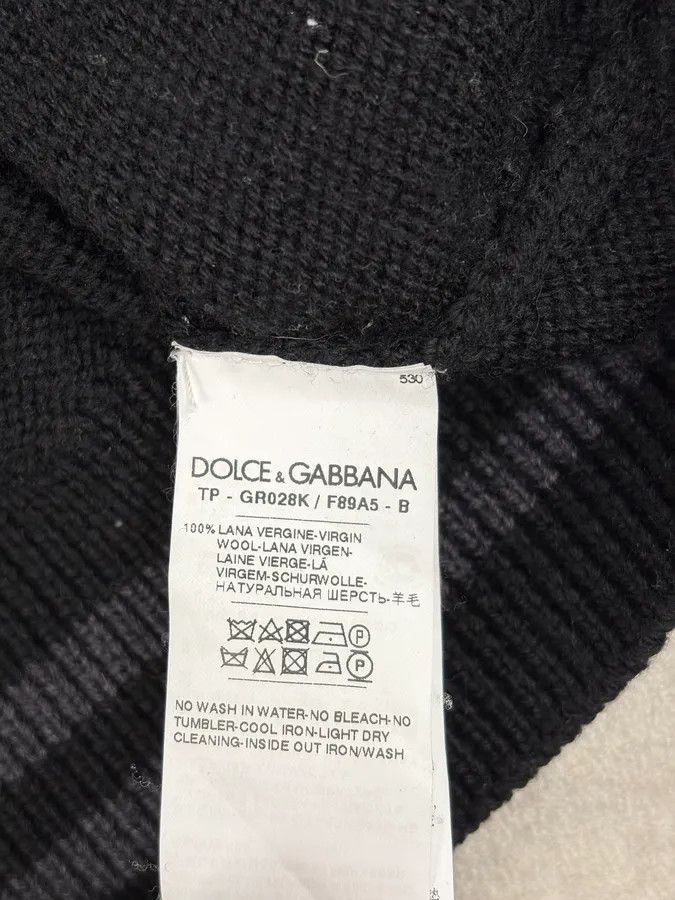 Dolce & Gabbana AW2017 Dolce & Gabbana Black King Panther Wool Sweater Size US M / EU 48-50 / 2 - 8 Thumbnail