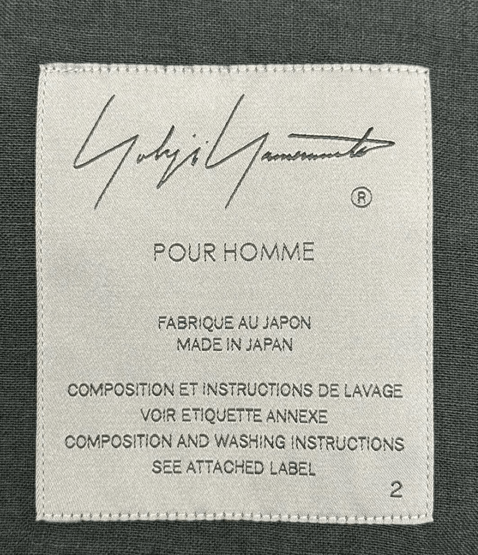 Yohji Yamamoto Yohji Yamamoto Pour Homme LINEN SHOULDER EPAULET ZIGZAG JKT Size US M / EU 48-50 / 2 - 15 Thumbnail