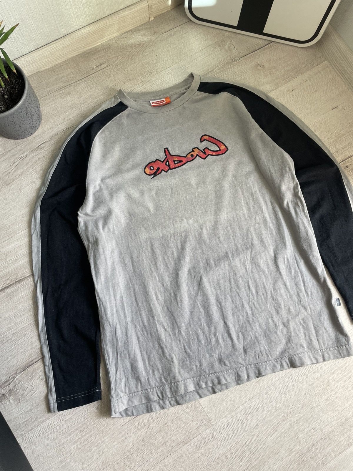 Oxbow Vintage Oxbow Big Logo Y2k Faded Longsleeve Rap Size US L / EU 52-54 / 3 - 7 Thumbnail