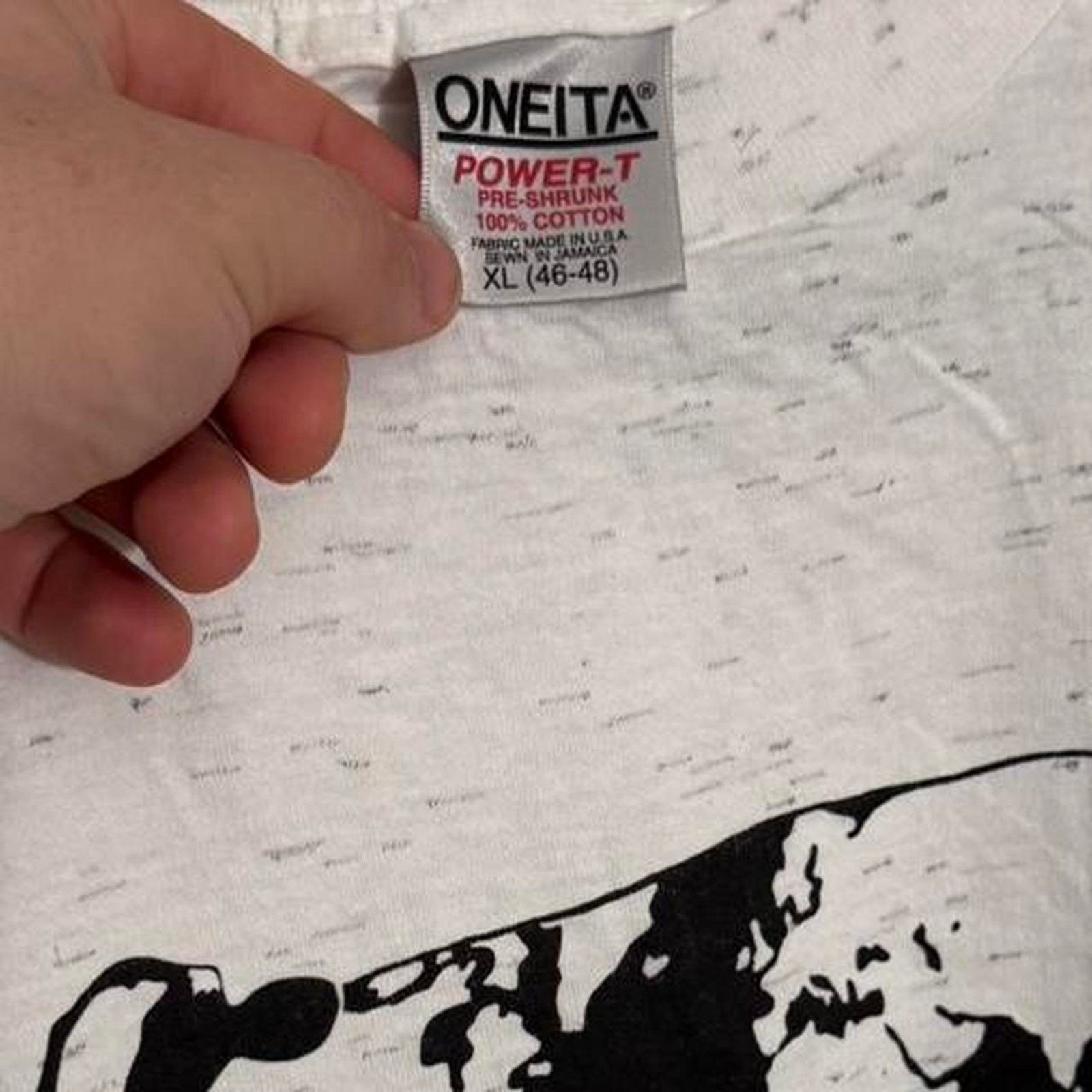 Vintage Vintage 1990 white and black cow shirt XL Size US XL / EU 56 / 4 - 4 Thumbnail