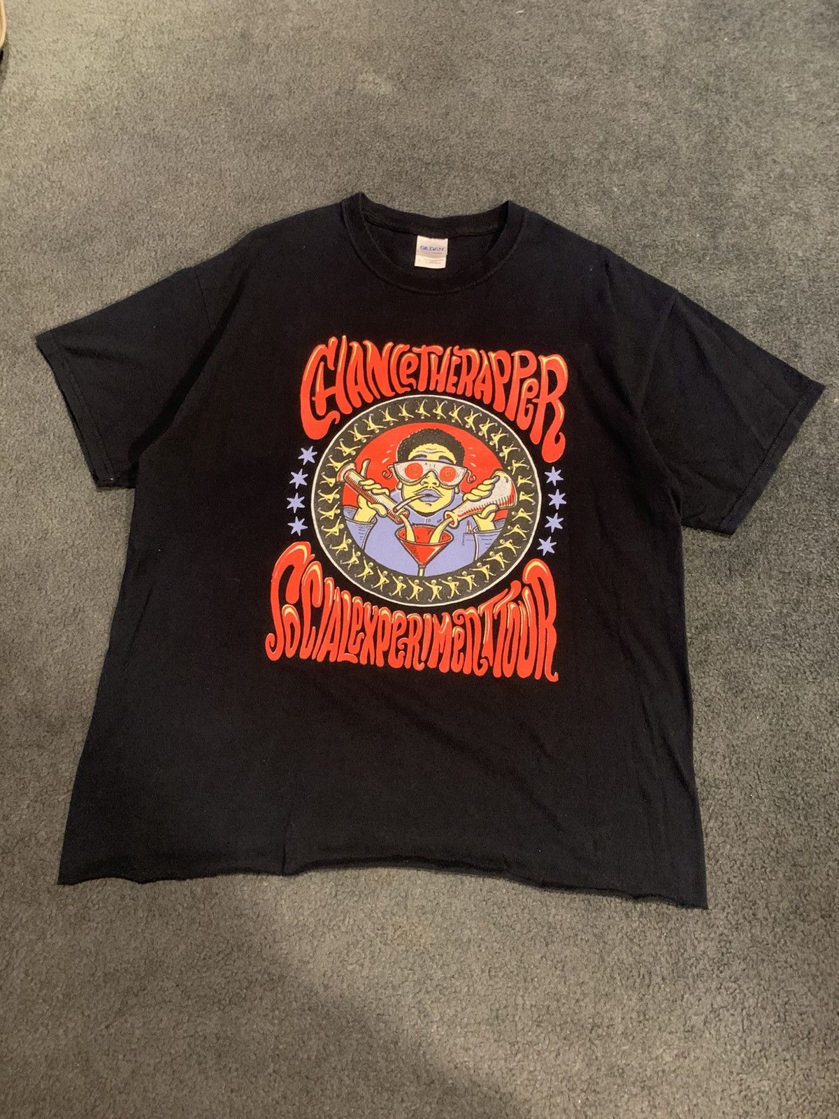 Rap Tees × Vintage VINTAGE CHANCE THE RAPPER SOCIAL EXPERIMENT WORLD TOUR TEE Size US L / EU 52-54 / 3 - 1 Thumbnail