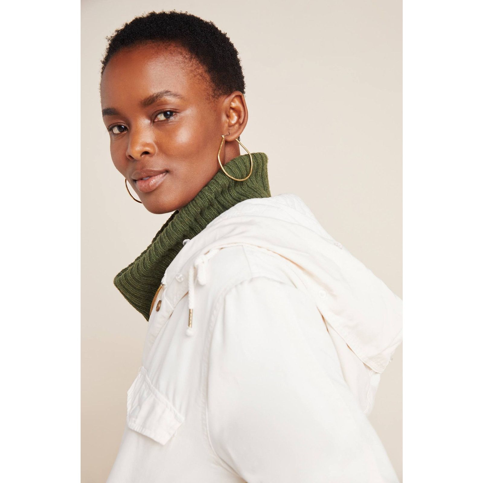 Anthropologie New On the Road Weller Faux Fur Trim Utility Jacket Size XS / US 0-2 / IT 36-38 - 5 Thumbnail