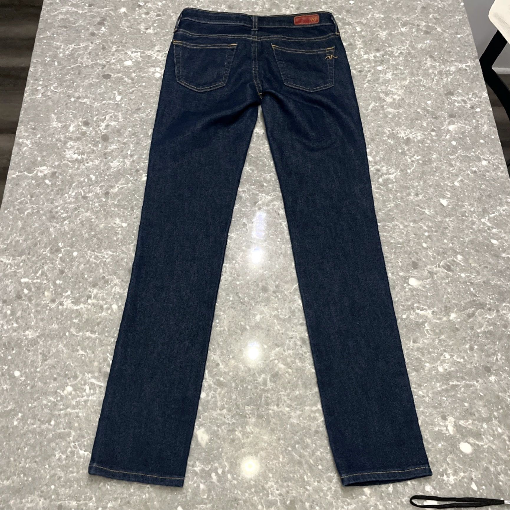 AG Jeans AG Jeans Adriano Goldschmied The Stilt Cigarette Leg 24R Medium Wash Skinny Jeans Women 24 Blue Size 42" / US 20 - 8 Thumbnail