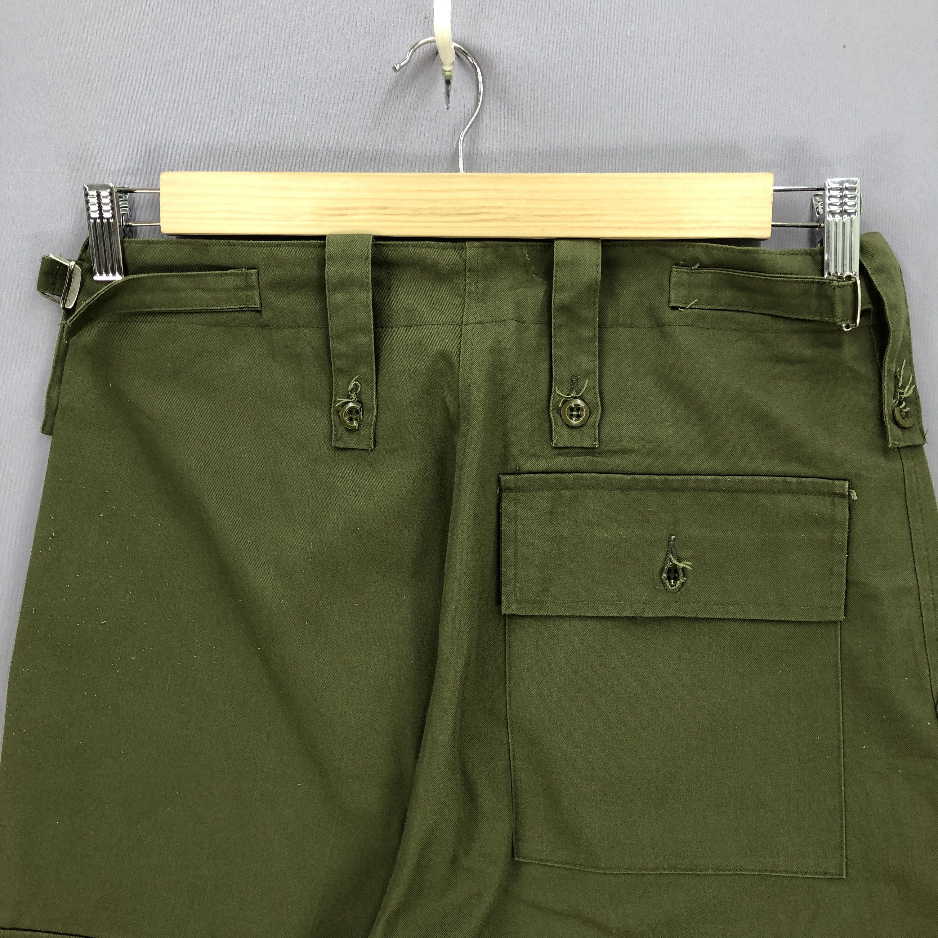 Army Of Me Vintage 50's British Military Combat Trousers Cargo Pants Size US 32 / EU 48 - 5 Thumbnail