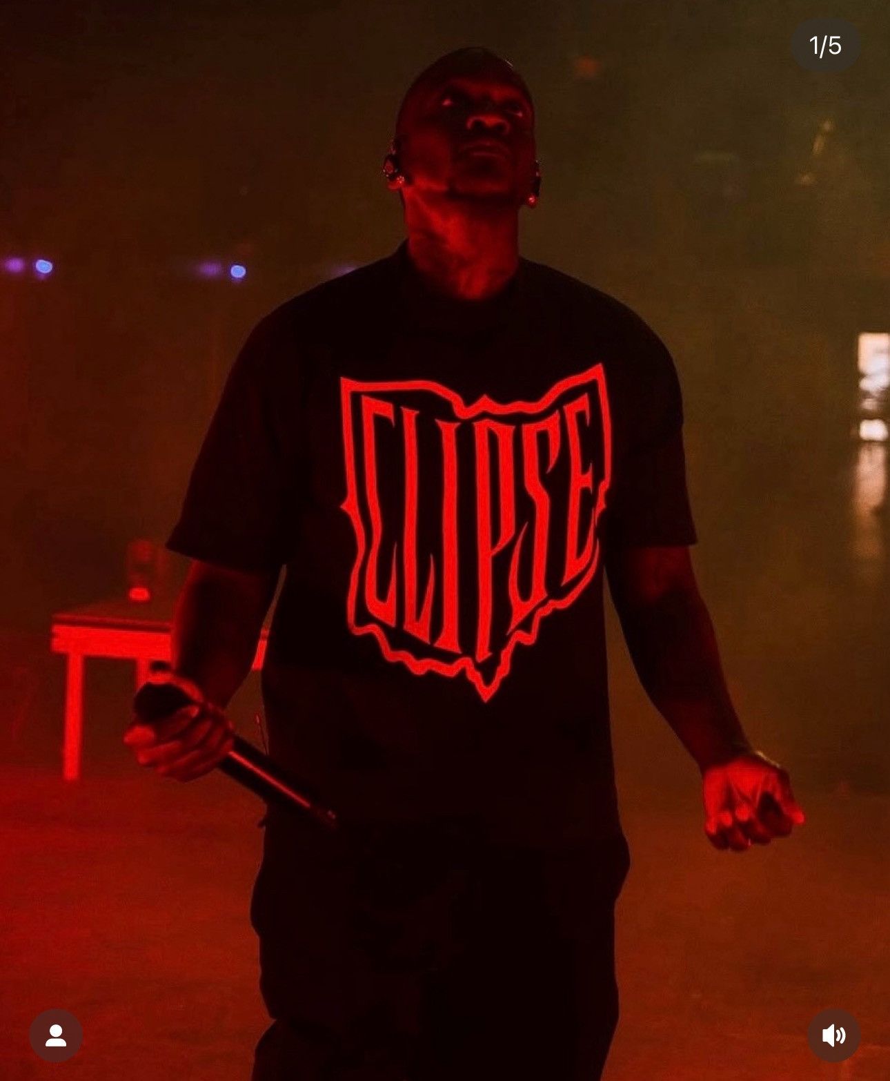 Rap Tees Clipse x NGO x Xhibition Ohio Shield Logo Black T-Shirt Size US XL / EU 56 / 4 - 13 Thumbnail