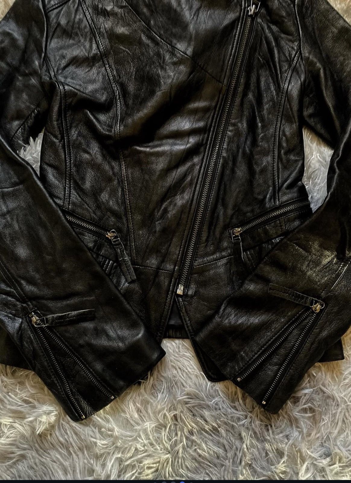 Tornado Mart Robo Asymmetrical Waxed Jacket Size US M / EU 48-50 / 2 - 2 Thumbnail