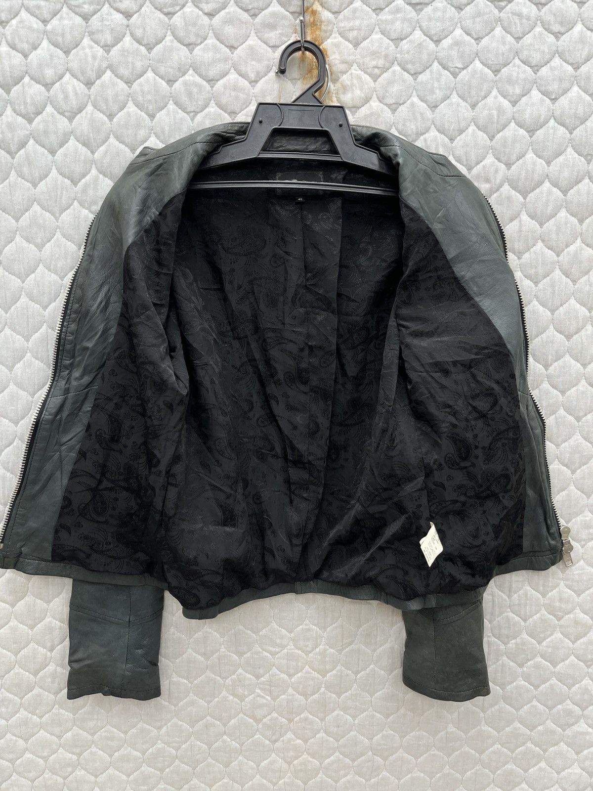 Japanese Brand 🔥🔥🔥STEALS MURDER LICENSE CAFE RACER LEATHER JACKET Size S / US 4 / IT 40 - 7 Thumbnail