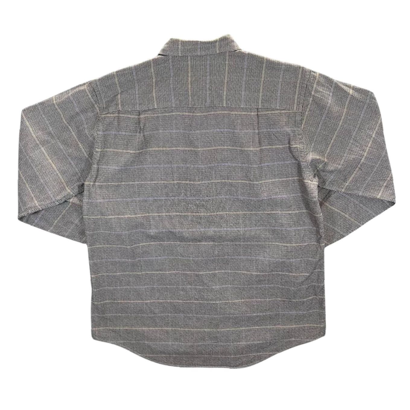 Geoffrey Beene VINTAGE Geoffrey Beene Houndstooth Check Long Sleeve Cotton Shirt XL Men Button-Up Size US XL / EU 56 / 4 - 3 Thumbnail