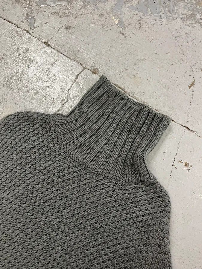 Gucci 2000s Gucci Wool Grey Knitted Turtleneck Sweater Size US M / EU 48-50 / 2 - 5 Thumbnail