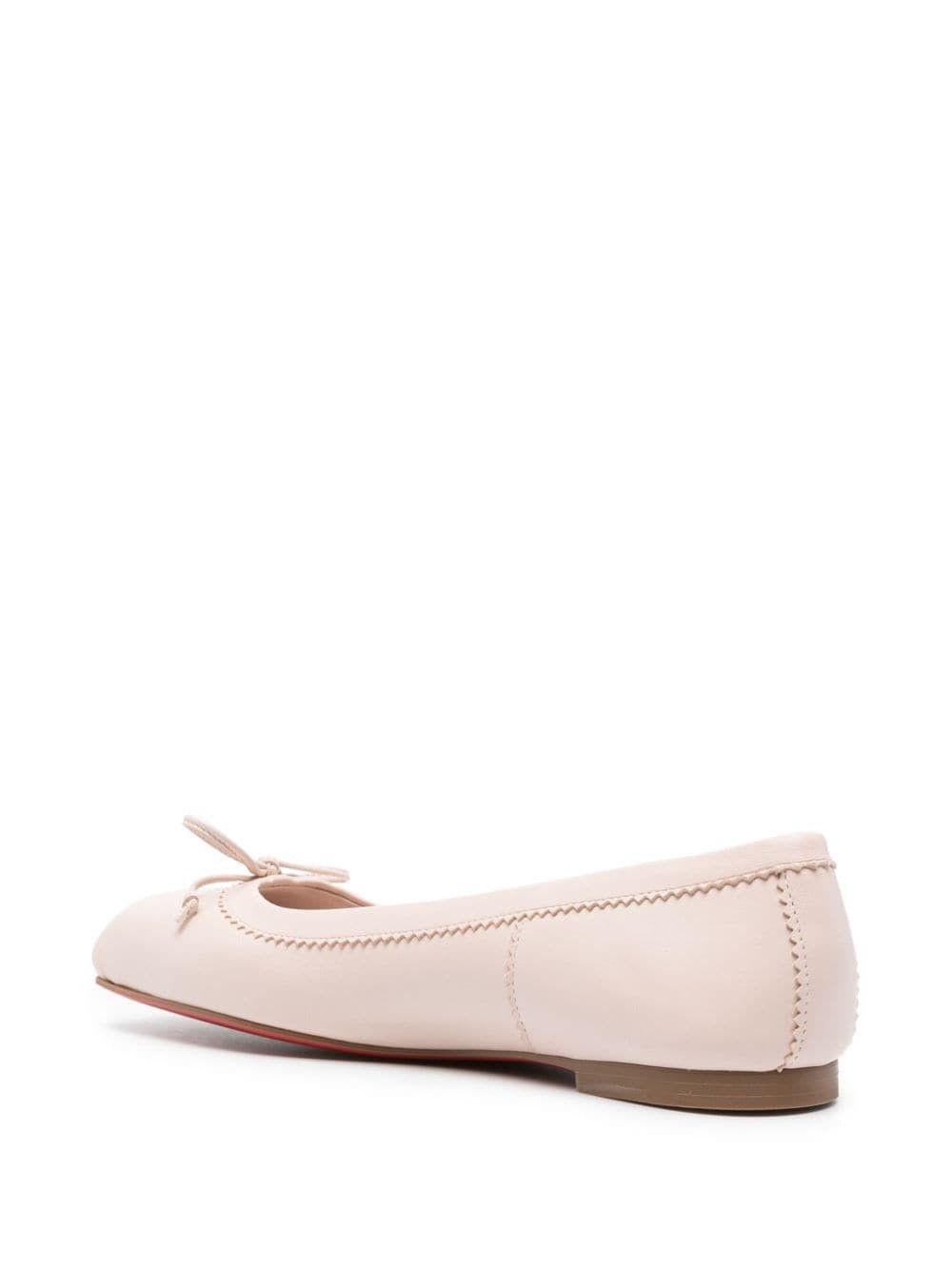 Christian Louboutin o1w1db10425 Flats in Pink Size US 9.5 / IT 39.5 - 3 Thumbnail