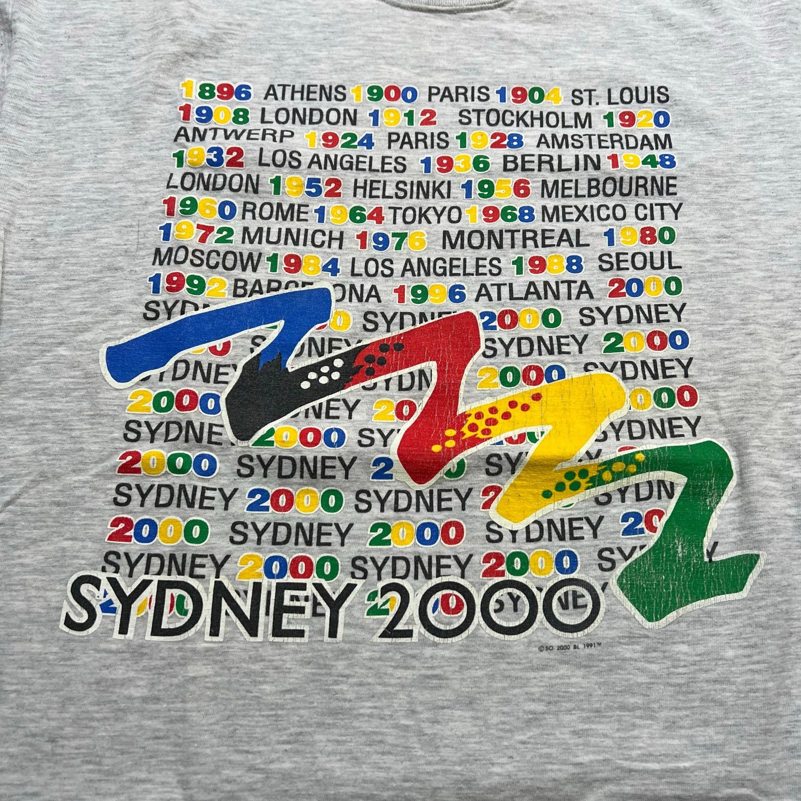 Vintage Vintage Sydney 2000 Olympics T-Shirt XL Made Australia ISC Size US XL / EU 56 / 4 - 2 Thumbnail