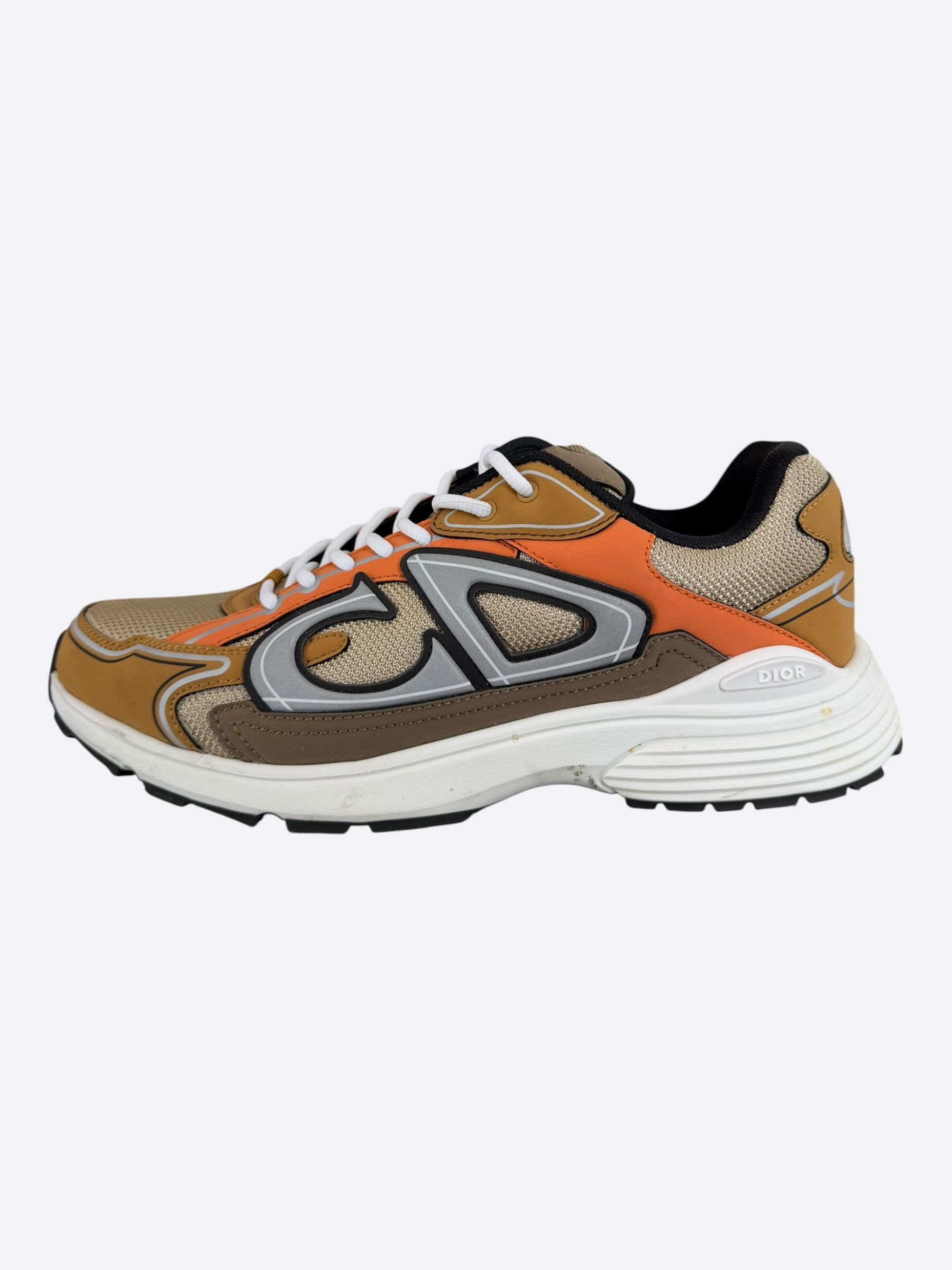 Dior Dior Brown & Orange B30 Sneakers Size US 10 / EU 43 - 3 Thumbnail