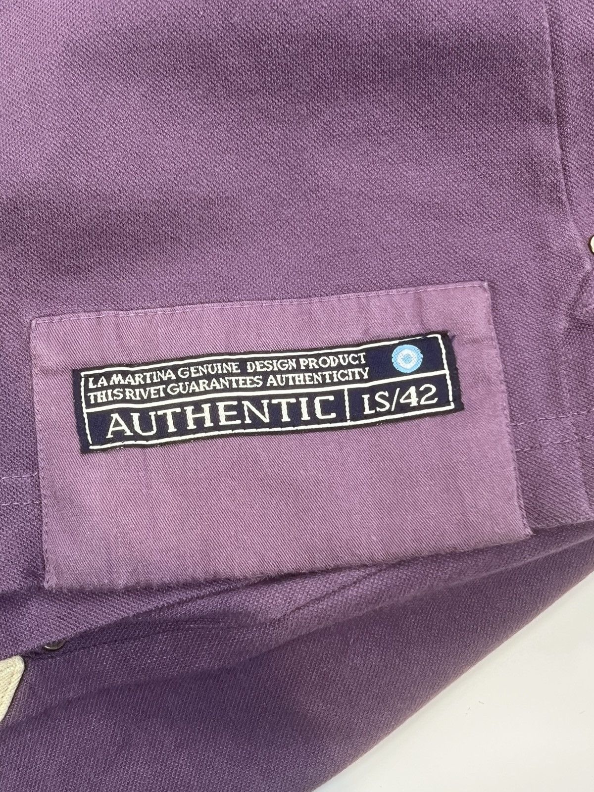 La Martina La Martina Polo Rugby Shirt 2006 Purple Size M Rare Vintage Size US M / EU 48-50 / 2 - 11 Thumbnail
