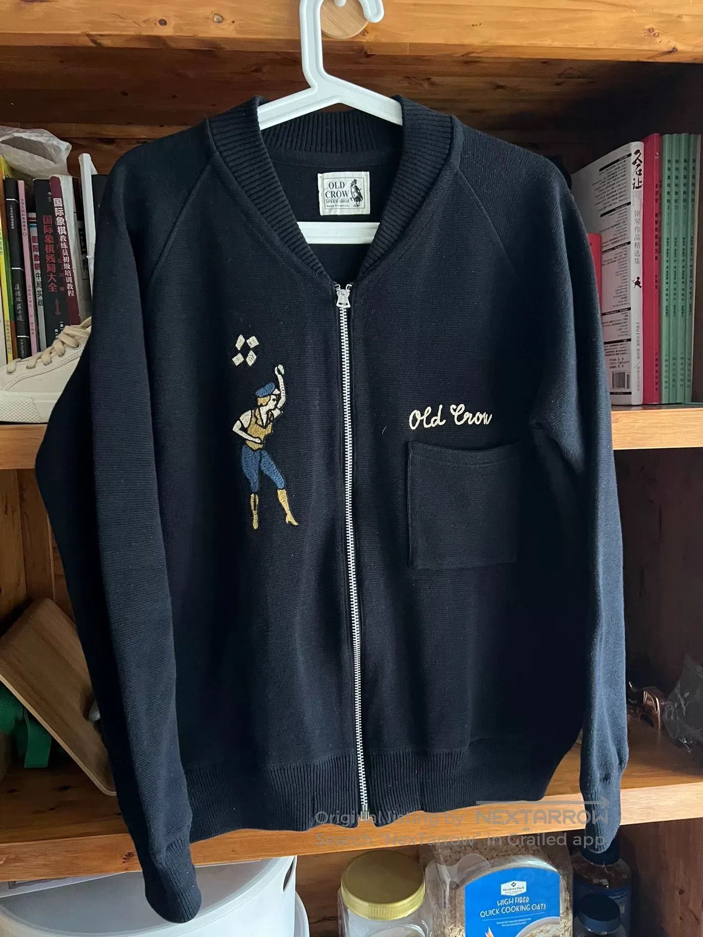 Stone Island old crow vintage zip-up baseball jacket. Size US M / EU 48-50 / 2 - 2 Thumbnail