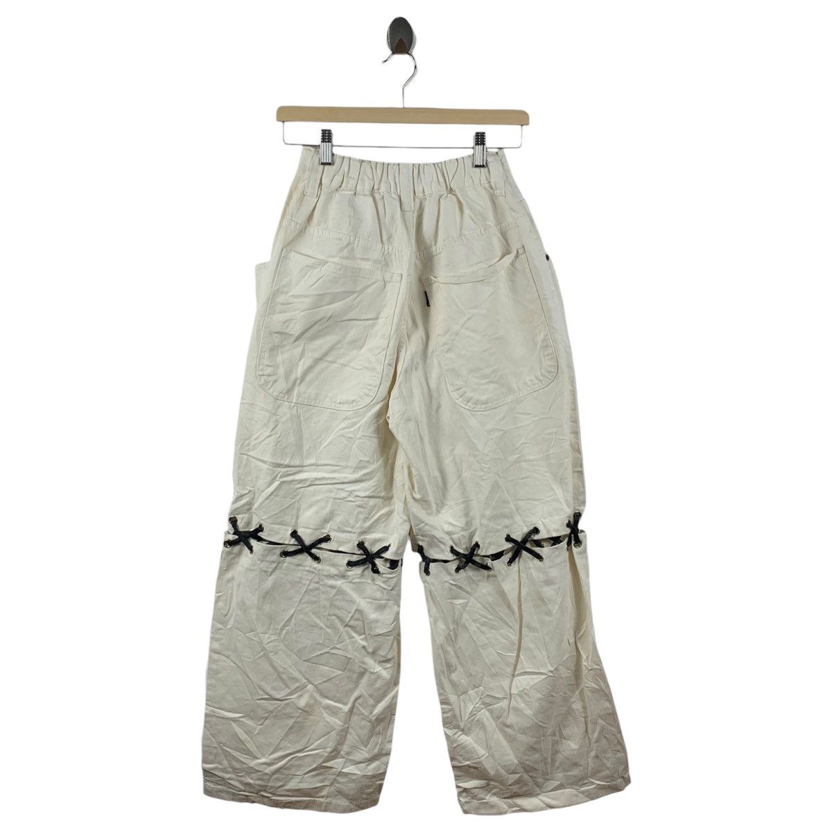 Designer × Japanese Brand RASVOA bowknot knee design baggy wide pants Size US 28 / EU 44 - 4 Thumbnail