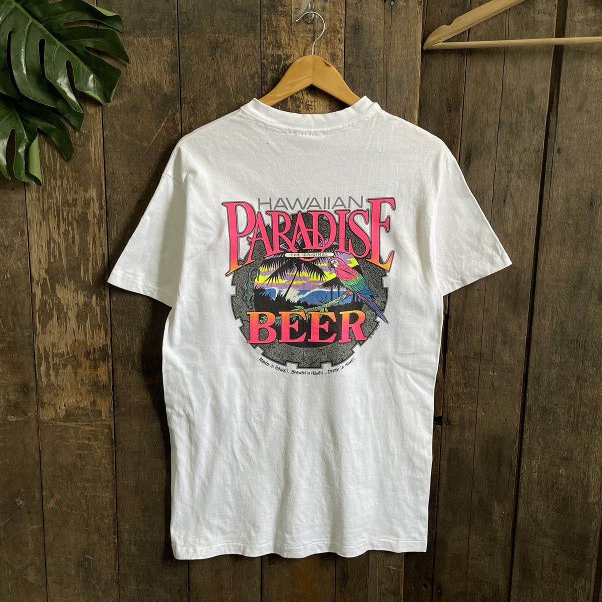 Vintage Hanes Hawaiian Paradise Beer Tshirt
