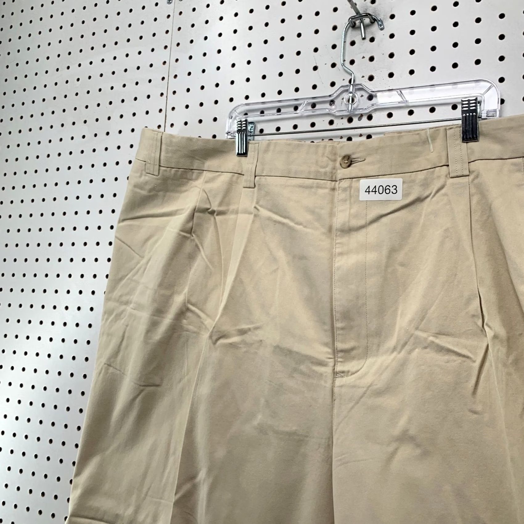 Haggar Haggar Beige Khaki Chino Pleated Pants Mens BIG Size 60 60x37 Vintage? No. Size US 44 / EU 60 - 5 Thumbnail