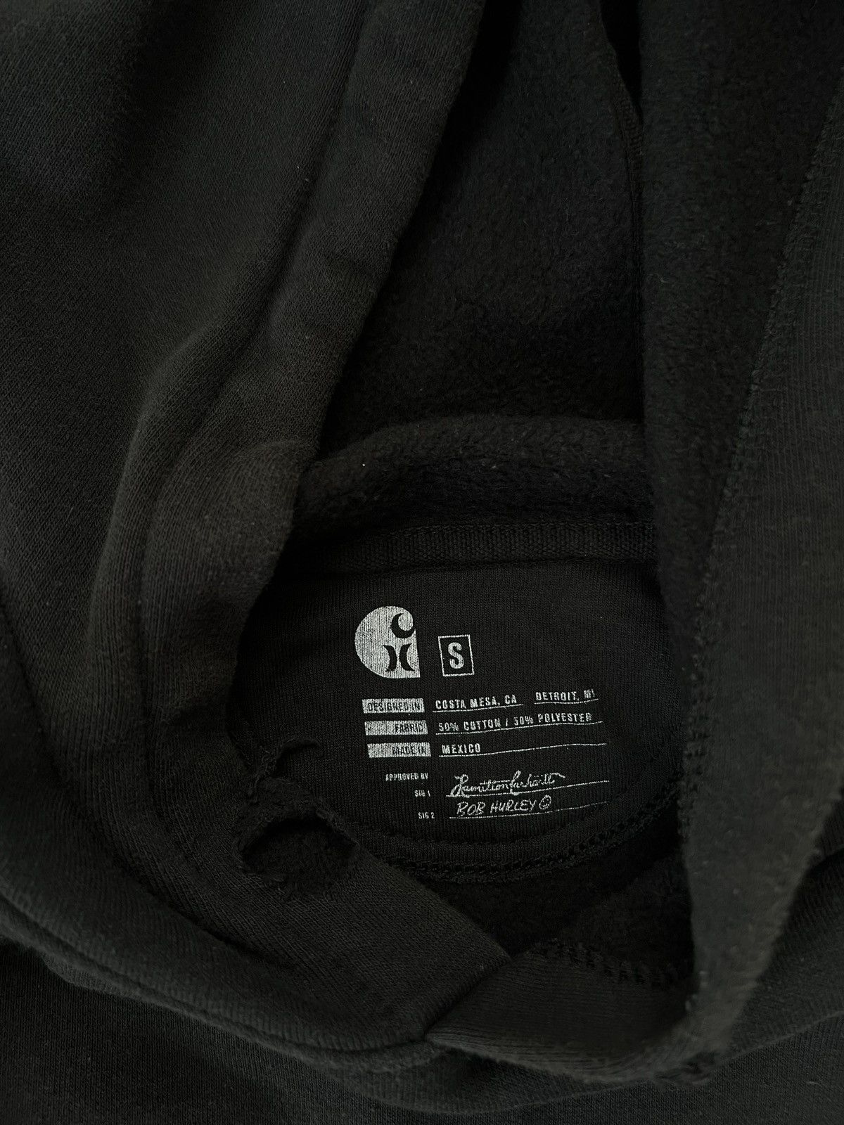 Carhartt 00’s CARHARTT x HURLEY SUNFADED DISTRESSED HOODIE Y2K Size US S / EU 44-46 / 1 - 6 Thumbnail