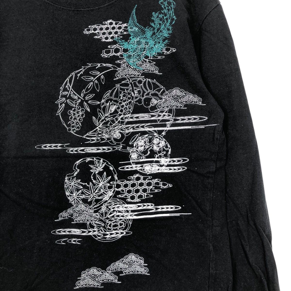 Japanese Brand Sukajan Souvenir Dragon House Fogatv Long Sleeve Size US L / EU 52-54 / 3 - 3 Thumbnail