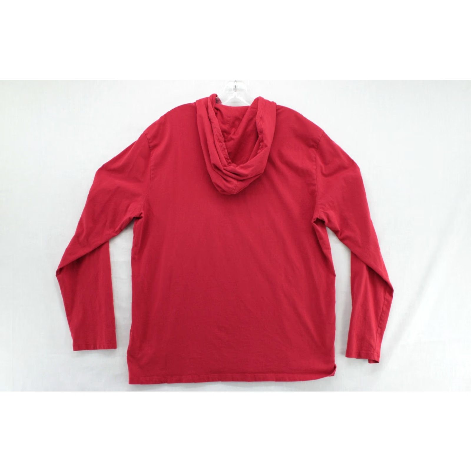 Polo Ralph Lauren Polo Ralph Lauren Hoodie Men Large Red Lightweight Long Sleeve Large Pony Shirt Size US L / EU 52-54 / 3 - 3 Thumbnail