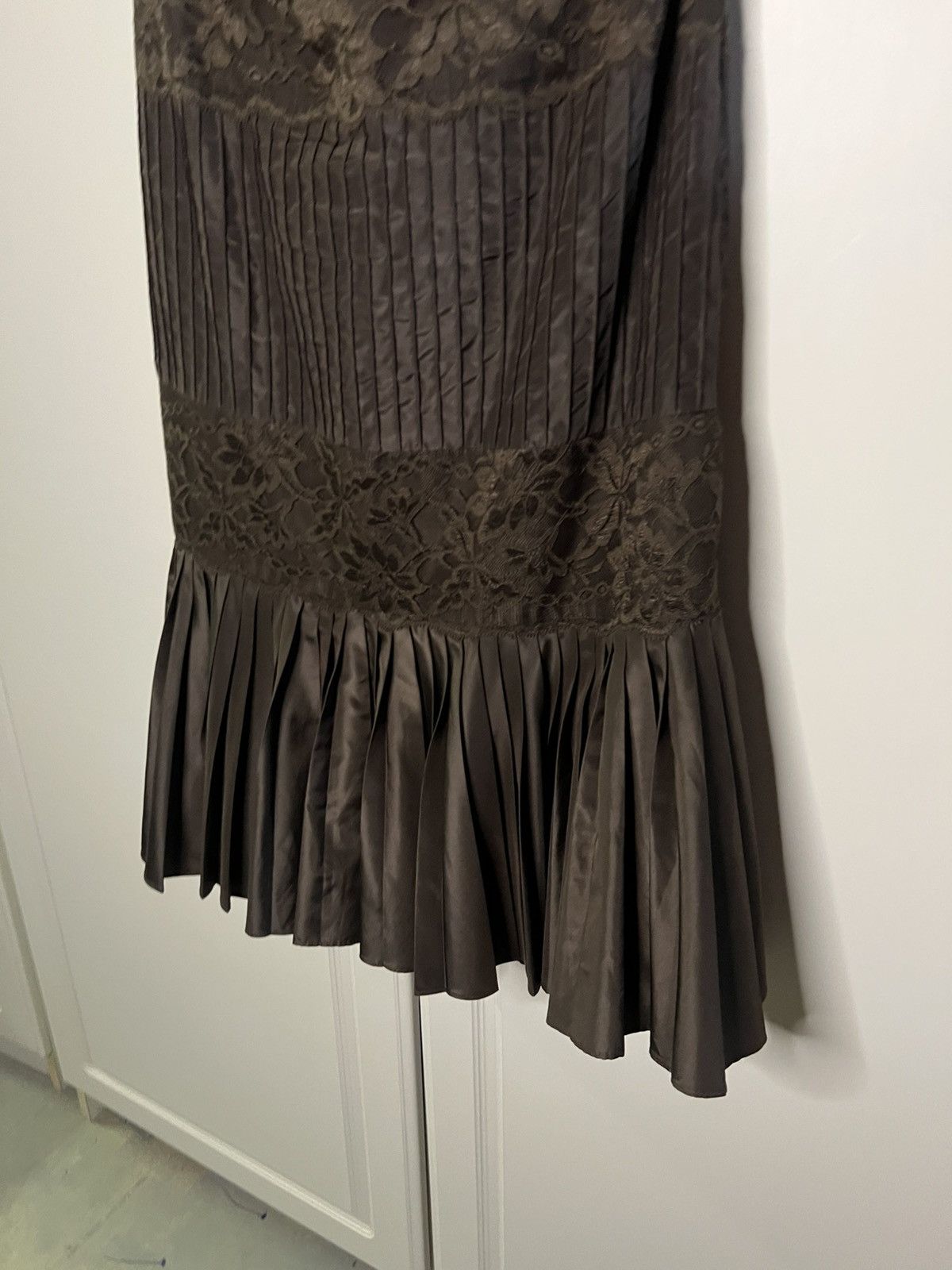 Banana Republic × Vintage Y2K Banana Republic Silk Blend Western Formal Dress Size M / US 6-8 / IT 42-44 - 17 Thumbnail