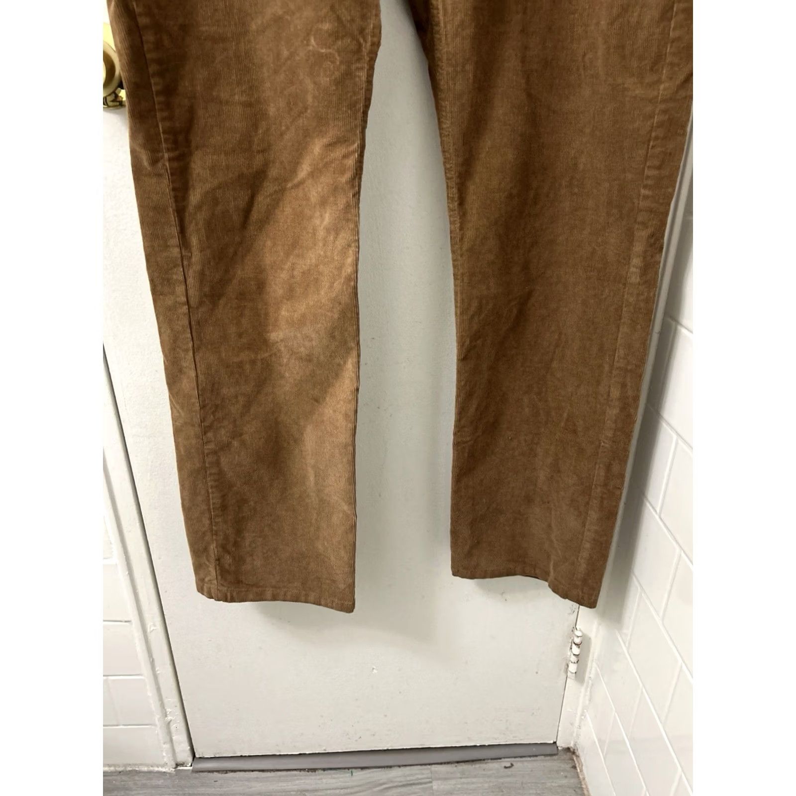 Brooks Brothers Brooks Brothers Mens 40x32 Brown Stretch Straight Leg 5 Pocket Corduroy Pants Size US 40 / EU 56 - 3 Thumbnail