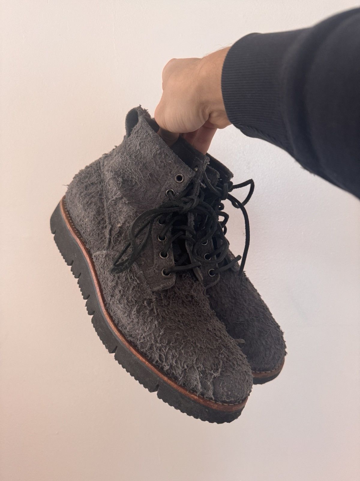 Viberg Scout Boot - Gray Kudu Unfinished Roughout Size US 9 / EU 42 - 2 Thumbnail
