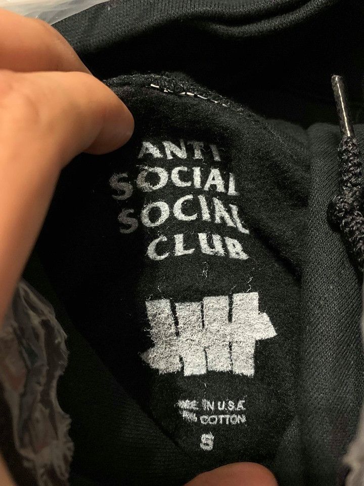 Anti Social Social Club 2018 Undefeated Anti Social Social Club Paranoid Hoodie Blk Size US S / EU 44-46 / 1 - 2 Thumbnail