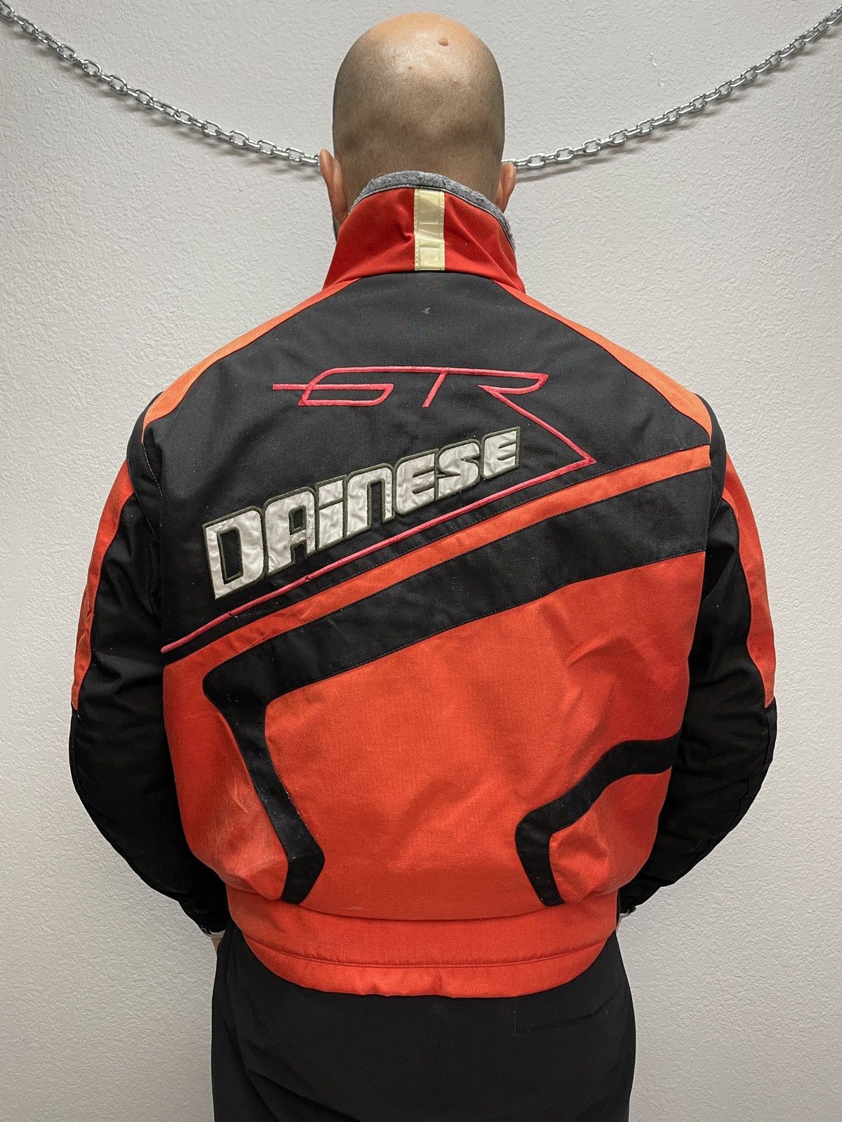 Dainese VTG ARCHIVAL DAINESE 2in1 MOTO NYLON LEATHER RACING JACKET Size US L / EU 52-54 / 3 - 2 Thumbnail