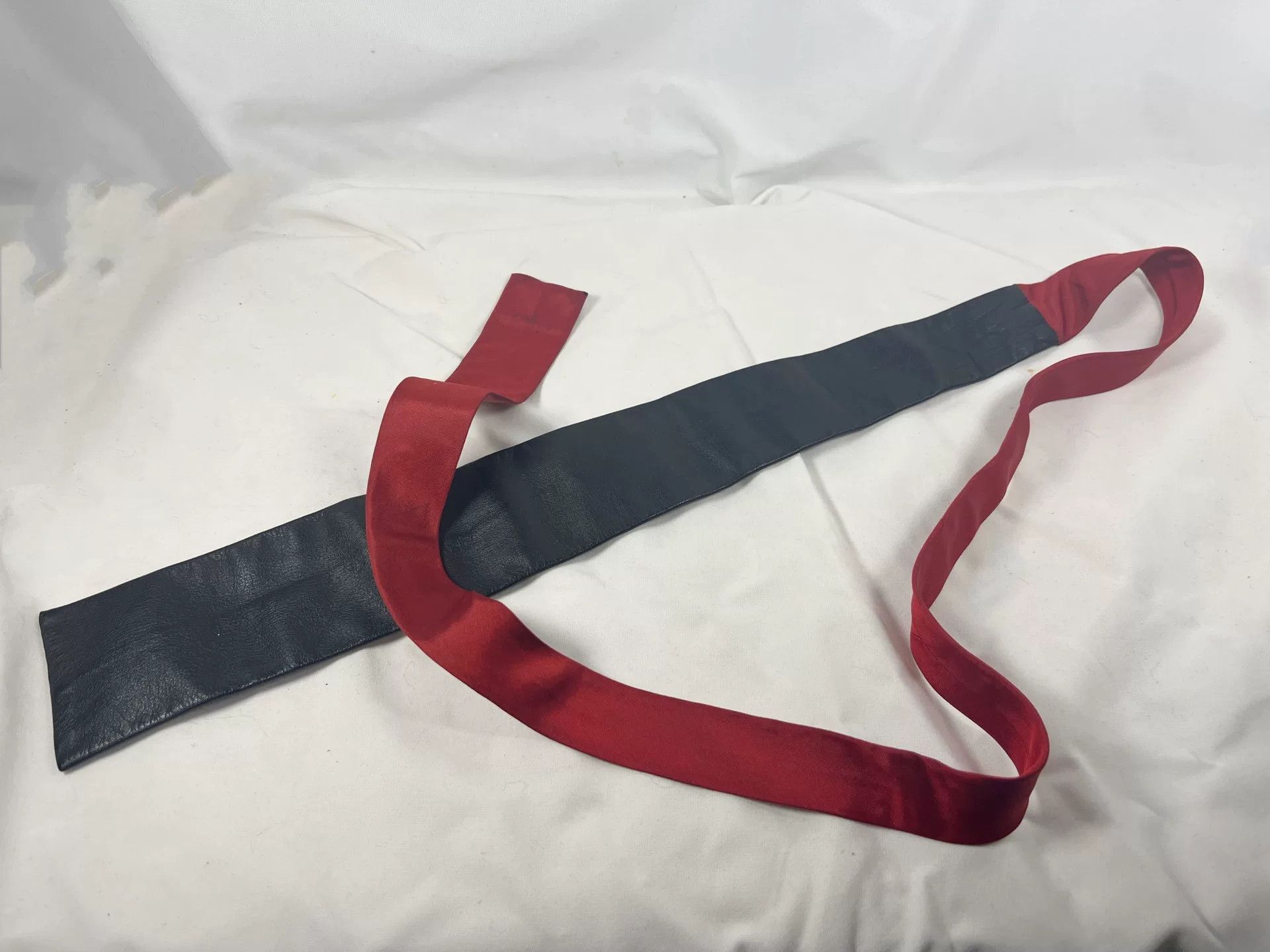 Comme des Garcons Comme des Garçons Homme Plus Leather Tie Size ONE SIZE - 1 Thumbnail