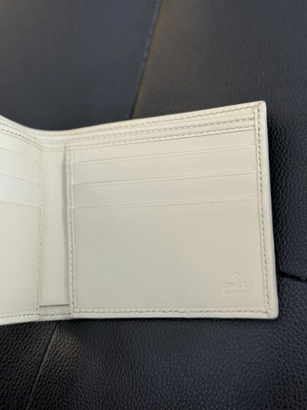 Gucci GUCCI Bifold Wallet Leather Authentic $595 Embroidered Size ONE SIZE - 6 Thumbnail