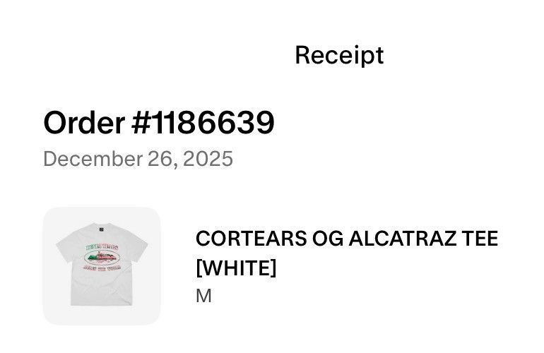 Corteiz Corteiz X Denim Tears Cortears OG Alcatraz Tee White Size M Size US M / EU 48-50 / 2 - 9 Thumbnail