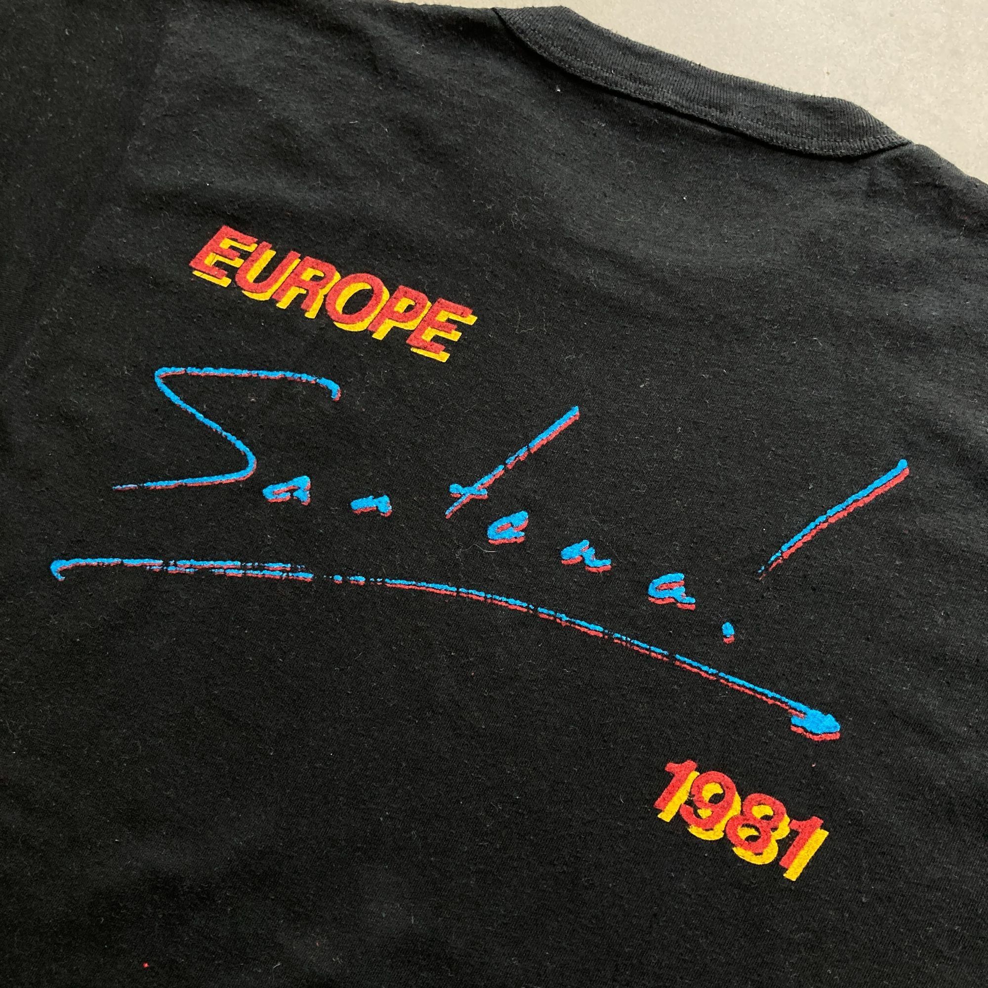 Other Santana Zebop! Europe Tour 1981 Black Single Stitch Vintage Size US M / EU 48-50 / 2 - 3 Thumbnail