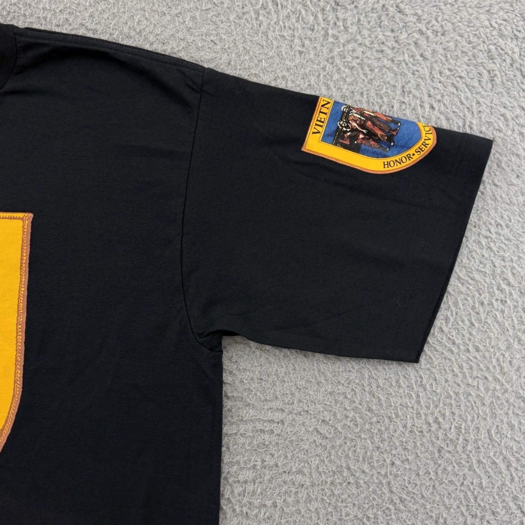 Vintage VINTAGE Vietnam War Veteran Shirt Mens XL Black Short Sleeve Military 90s USA Shirt XL Black Short Sleeve Military USA Mens Size US XL / EU 56 / 4 - 5 Thumbnail