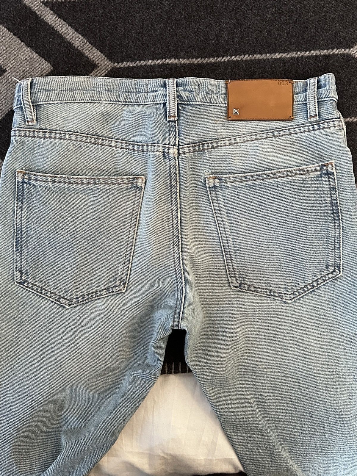 Valentino Valentino blue light wash straight men’s jeans Size US 28 / EU 44 - 4 Thumbnail