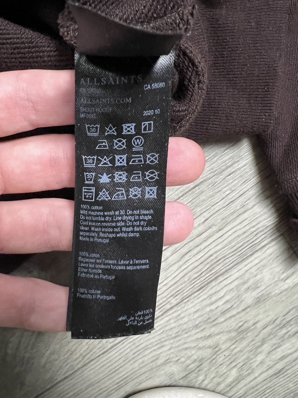 Allsaints Allsaints shout hoodie mens size XS (L) Size US XS / EU 42 / 0 - 7 Thumbnail