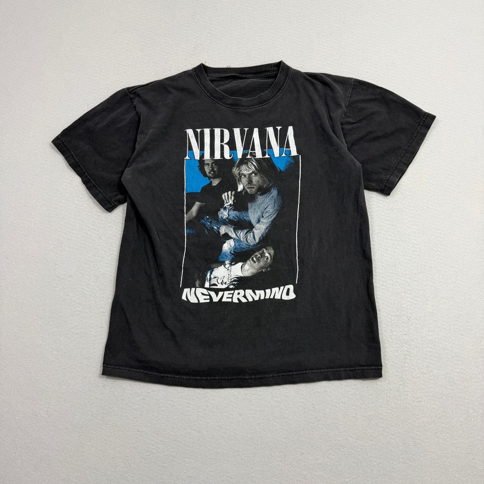 Vintage Vintage Nirvana Nevermind Promo Shirt Medium Kurt Cobain Size US M / EU 48-50 / 2 - 1 Thumbnail