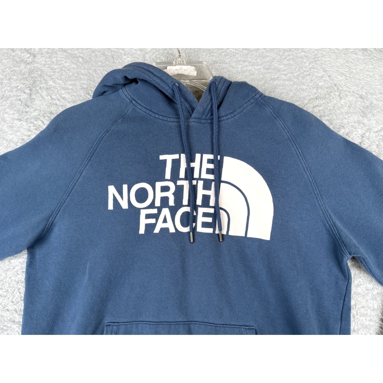 The North Face The North Face Hoodie Womens M Blue Pullover Pockets Logo Crew Neck Sweatshirt Read Me Size M / US 6-8 / IT 42-44 - 4 Thumbnail