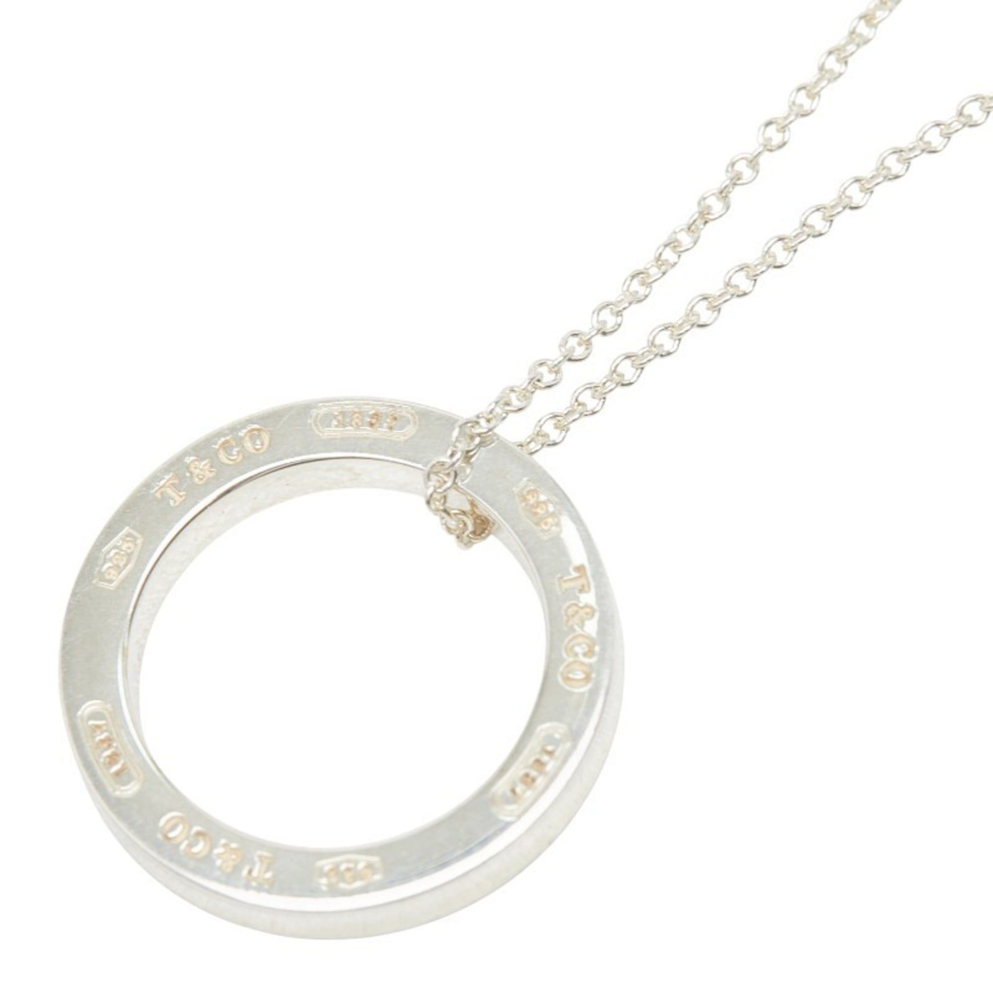 Tiffany & Co. Tiffany 1837 Circle Ring Necklace in 925 Sterling Silver for Women. TIFFANY & Co. Size ONE SIZE - 1 Thumbnail
