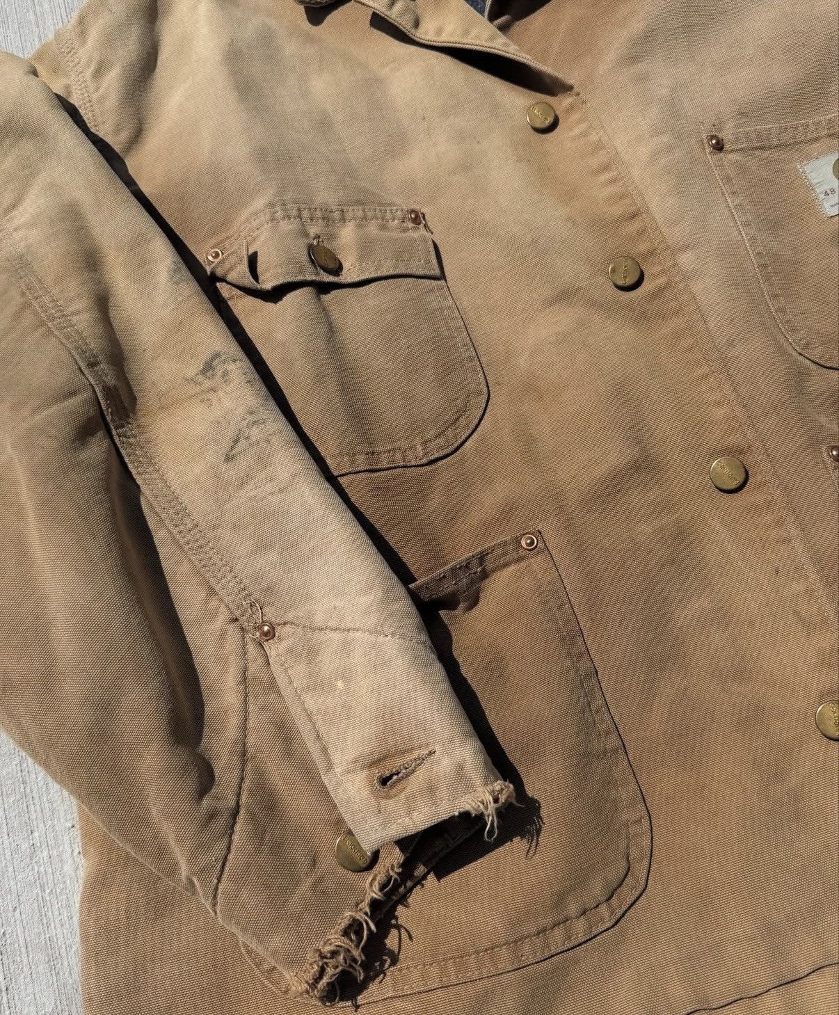 Carhartt × Vintage 1970s Chore carhartt vintage jacket Size US XL / EU 56 / 4 - 2 Thumbnail